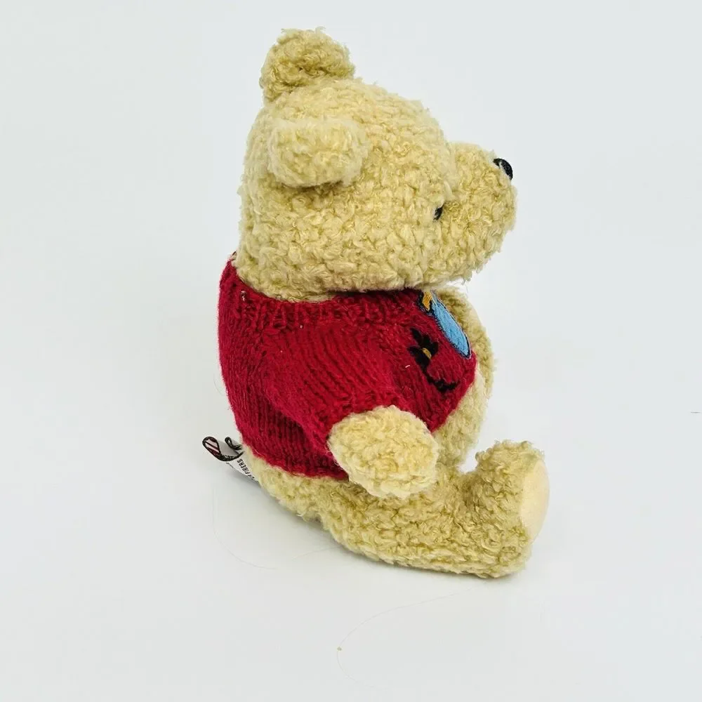 Vintage Disney Pooh Plush GUND Embroidered Honey Jar Stuffie‎ Toy